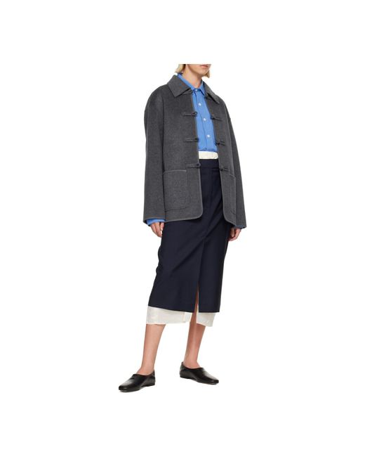 Rohe Gray Pankou Knot Short Coat