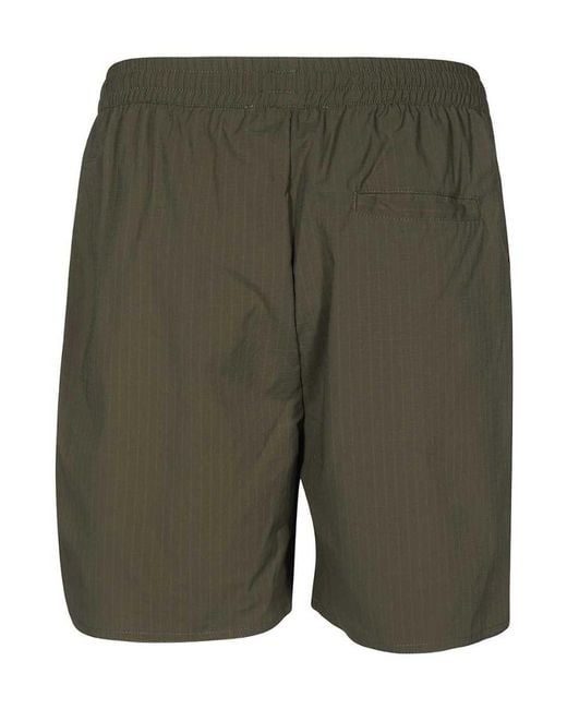 Les Deux Green Logo Shorts for men