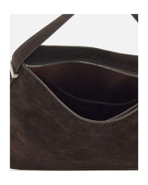 OSOI Black Buckle Detail Shoulder Bag