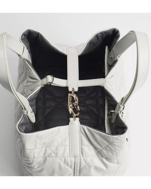 Dior Gray Medium Toujours Reversible Bag