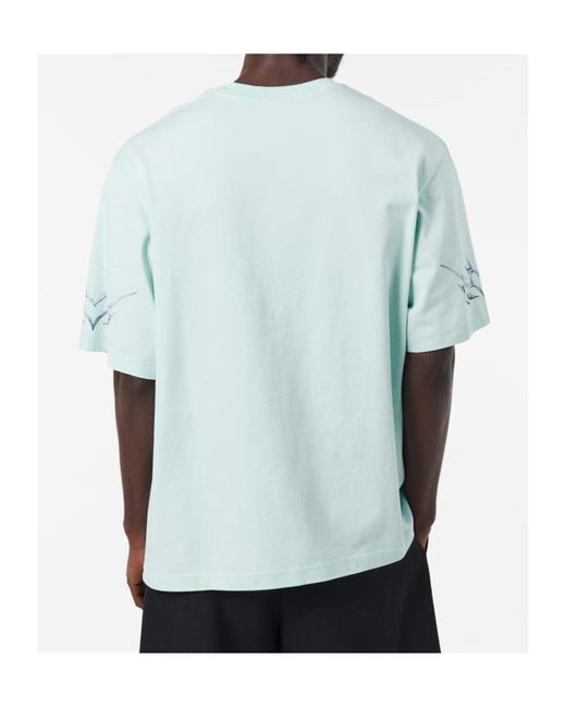 Casablanca White Logo Crew Neck T-Shirt for men