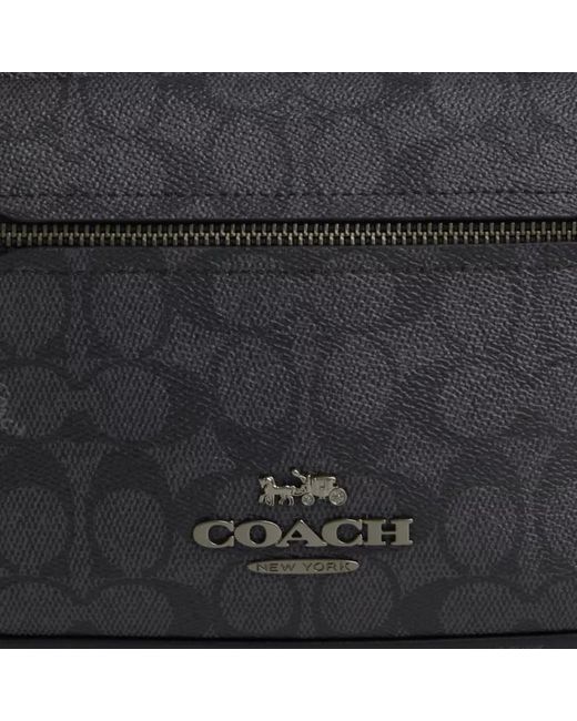COACH Black Logo Cross-Body Bag for men