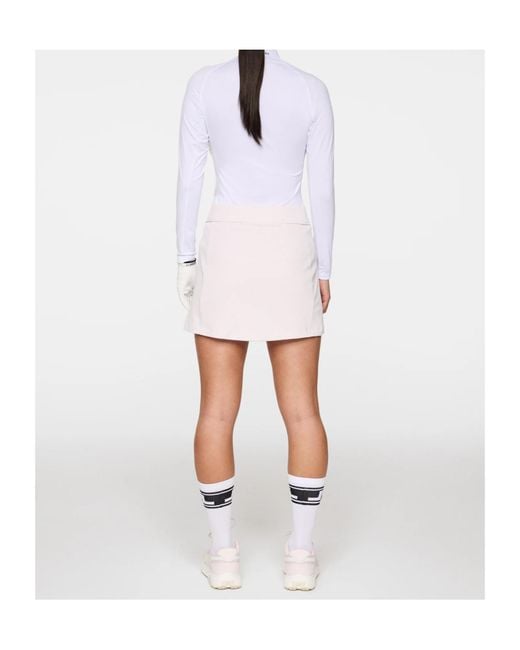 J.Lindeberg White A-Line Skirt
