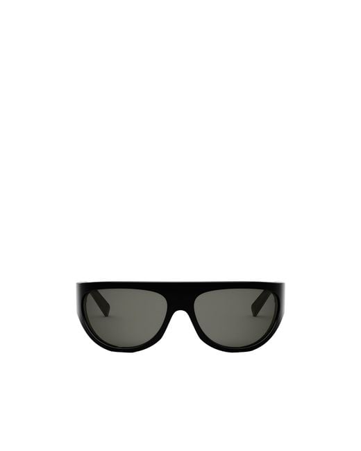 Céline Black Alan 1 Wraparound-Frame Sunglasses for men