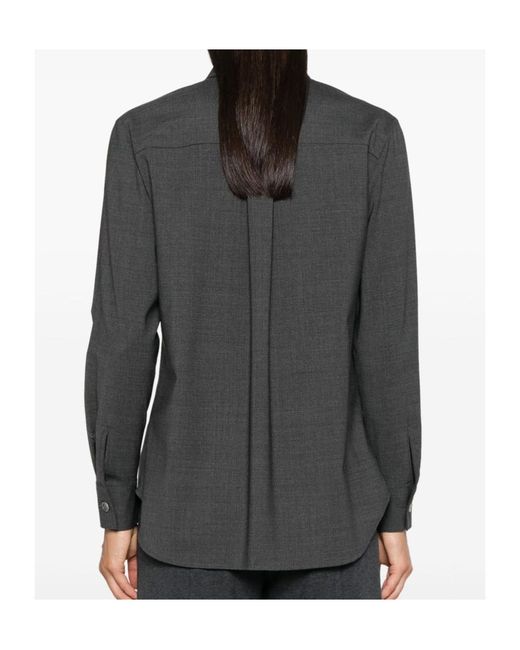 P.A.R.O.S.H. Gray Pocket Buttoned Shirt