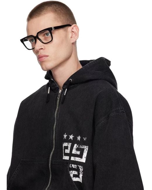 Givenchy White Square Full-Frame Flat Mirror for men