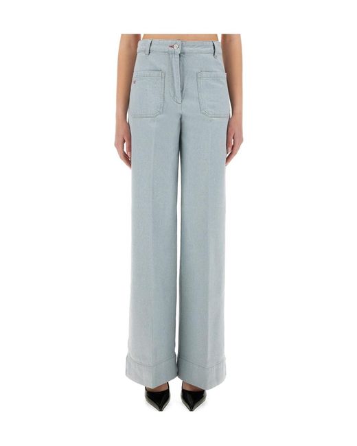 Victoria Beckham Blue Alina Jeans
