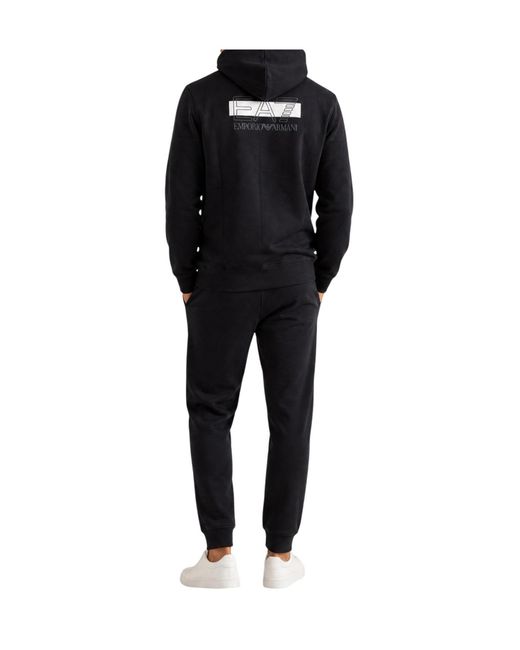 EA7 Blue Logo Tracksuit for men