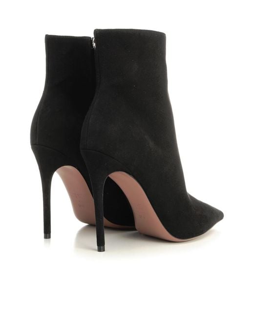 Paris Texas Black Vera Pointed Ankle Boots
