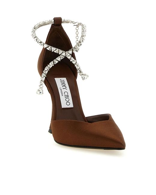 Jimmy Choo Brown Stevie Pumps