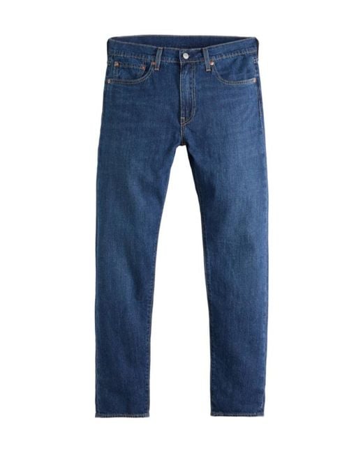 Levi's Blue 512 Slim Taper Linen Denim Jeans for men