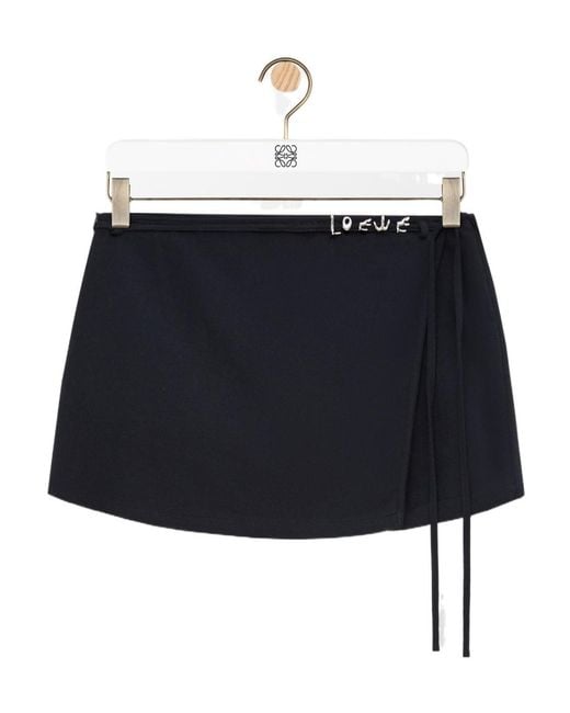 Loewe Blue Wrapped Shorts