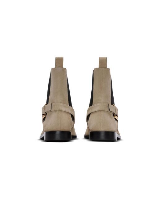 Balmain Brown Anthem Chelsea Boots for men