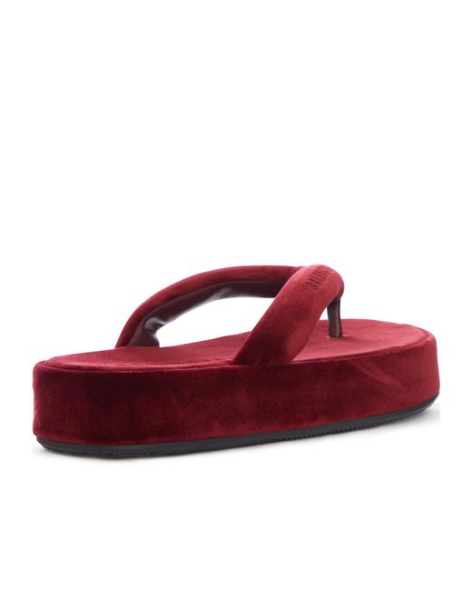 Balenciaga Red Jet Lag Thongs