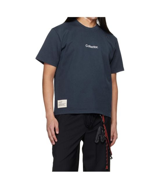 Song For The Mute Blue X Birkenstock Logo-Print Crew-Neck T-Shirt for men
