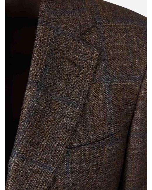 Canali Black Classic Straight Blazer for men
