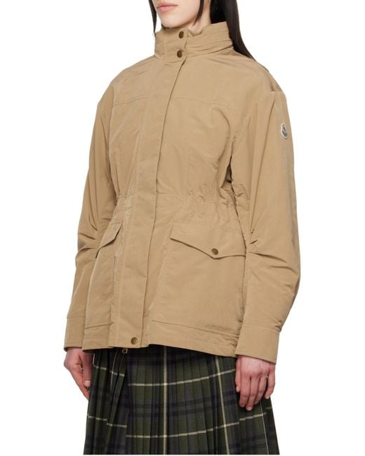 Moncler Brown Nades High-Neck Jacket