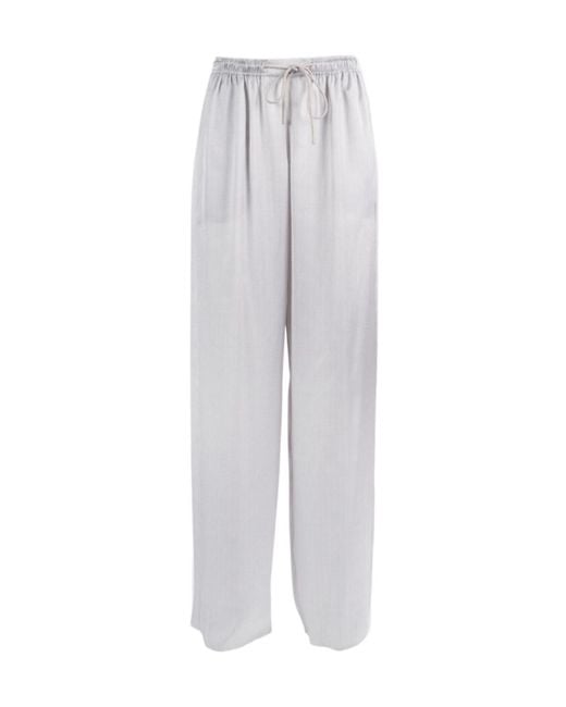 Emporio Armani Gray Elasticated Drawstring Waistband Trousers