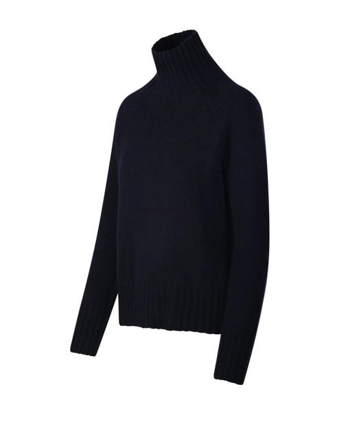 Max Mara Blue Long-Sleeved Sweater