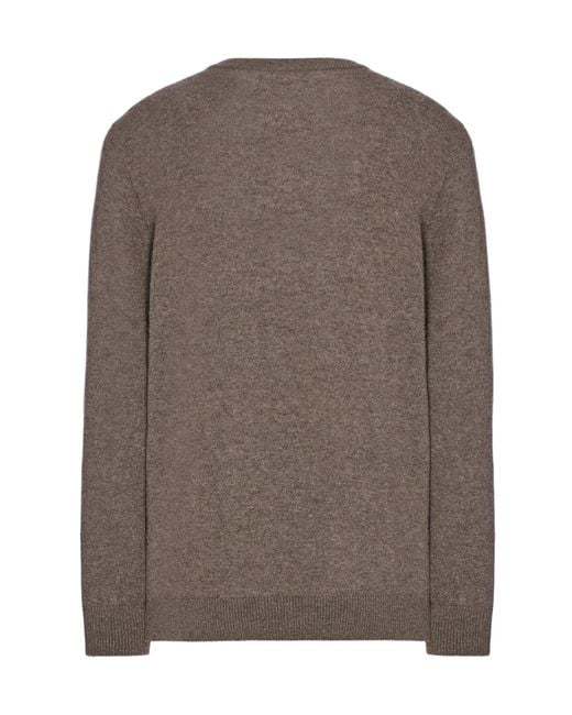 The Row Brown Long-Sleeved Sweater