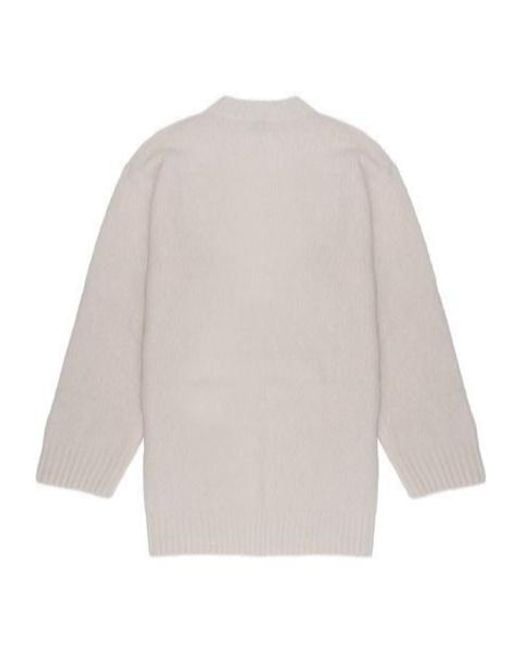 Weekend by Maxmara White Long-Sleeved Sweater