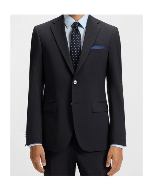 Boss Blue Harvey Slim Fit Blazer for men