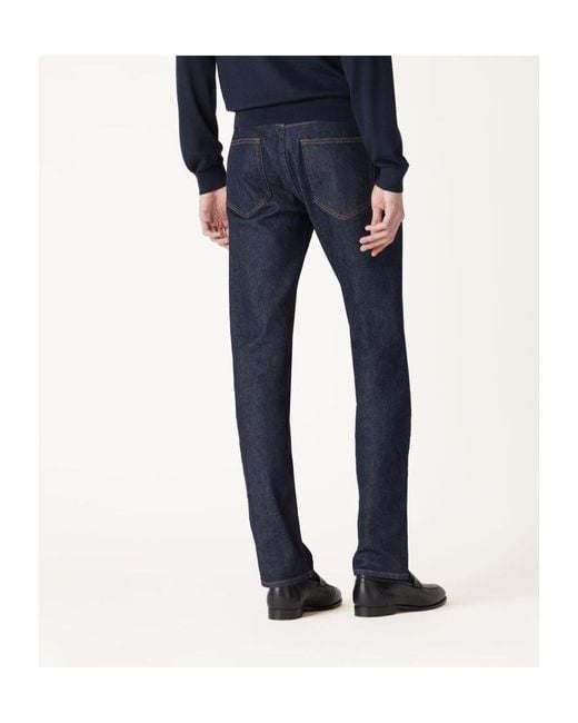 Loro Piana Blue Quarona Jeans for men