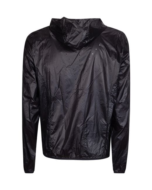 Roa Black Packable Zipped Jacket for men