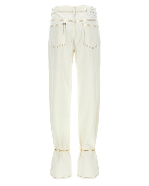 DARKPARK White Belt Loop Jeans