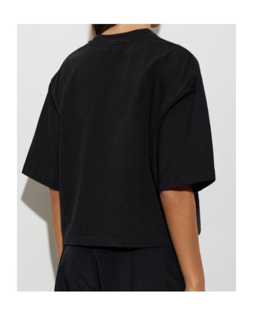 Marni Black Logo-Patch T-Shirt