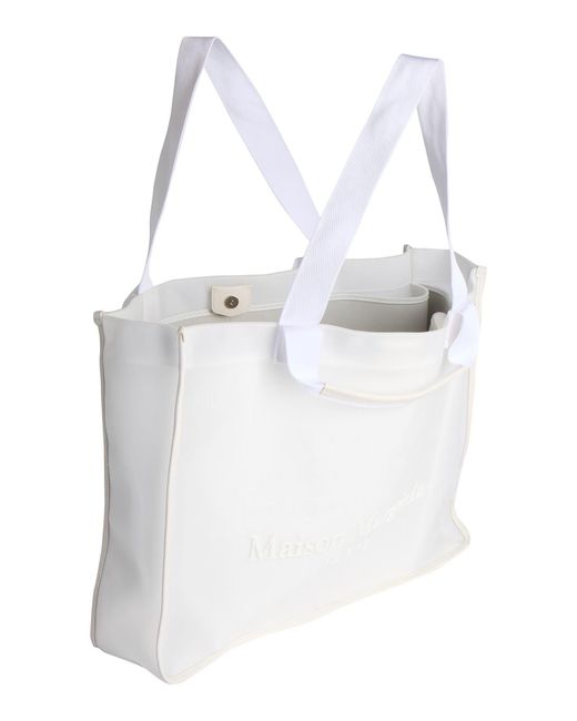 Maison Margiela White Large Simple Handbag