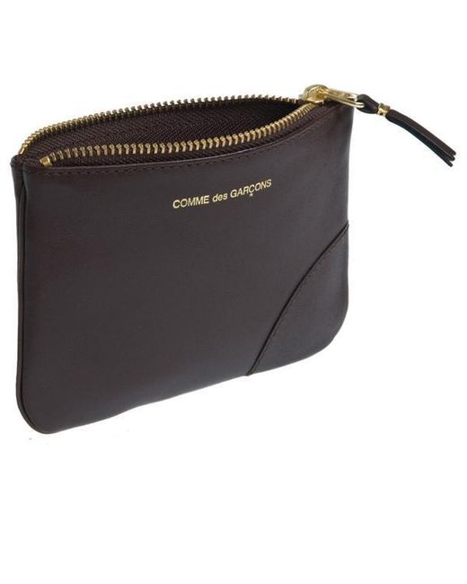 Comme des Garçons Black Zippered Change Purse for men