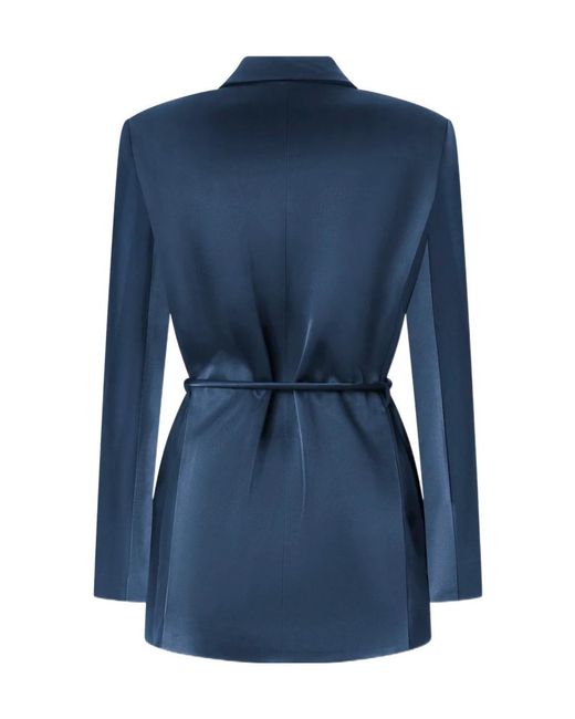 Pinko Blue Carillon Belted Jacket