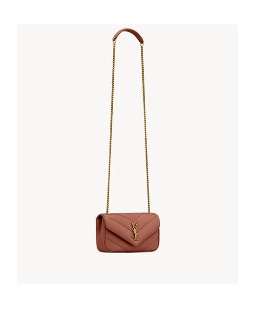 Saint Laurent White Loulou Mini
