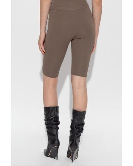 Entire studios Brown Ribbed Shorts for men