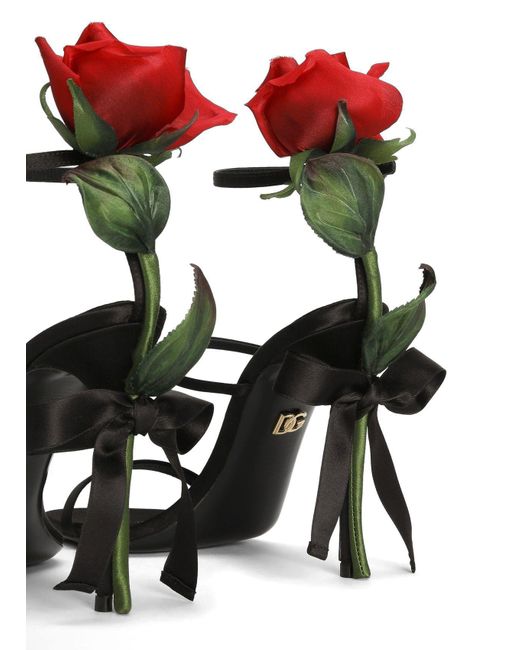 Dolce & Gabbana White Round Toe High Heel Sandals