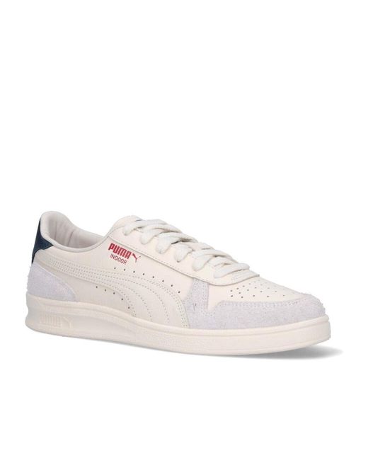 PUMA Pink Indoor Logo Printed Sneakers for men