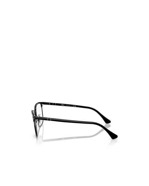 Persol White Square Frame Glasses for men