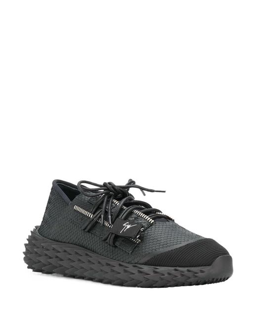 Giuseppe Zanotti Black Low-Cut Casual Sneakers for men
