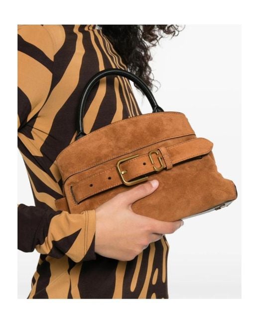 Marc Jacobs Brown Belted Small Top Handle Bag
