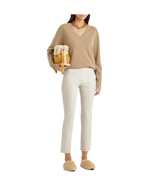 Vince Natural Elasticated Casual Trousers