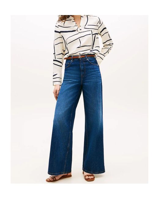 Tommy Hilfiger White Long-Sleeved Top