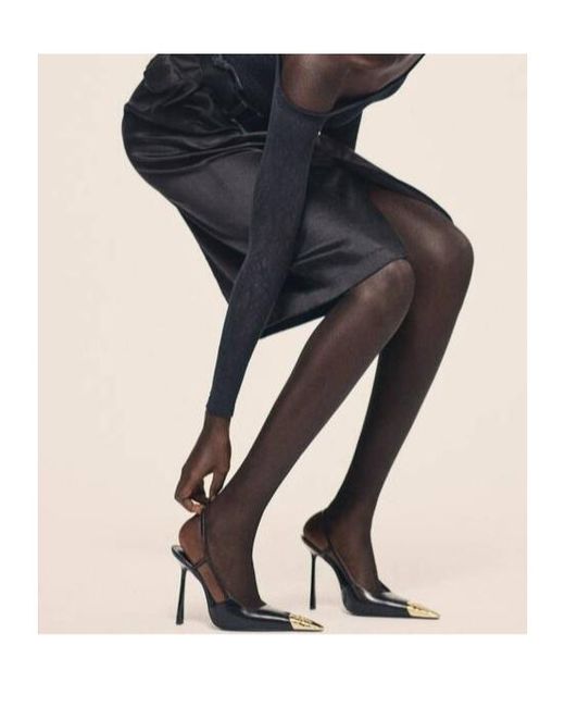 Saint Laurent Multicolor Jeanne Slingback Pumps