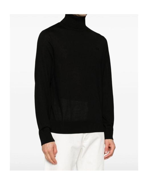 DSquared² Black Roll-Neck Knitted Jumper for men