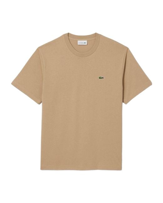 Lacoste Natural Stretch Cotton Tshirt for men