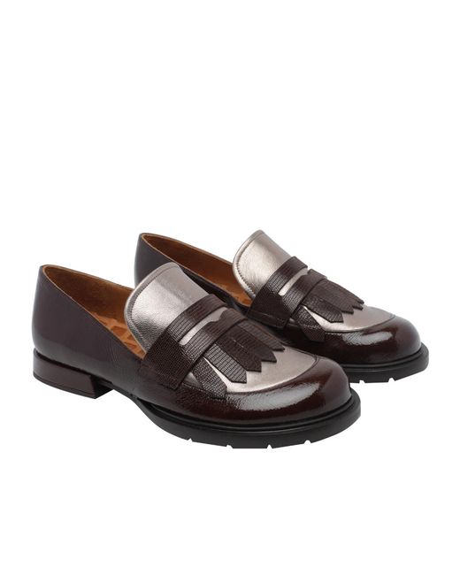 Chie Mihara Brown Jeluse Fringe Loafers