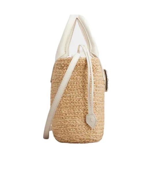 Roger Vivier Natural Viv' Skate Small Shopping Bag
