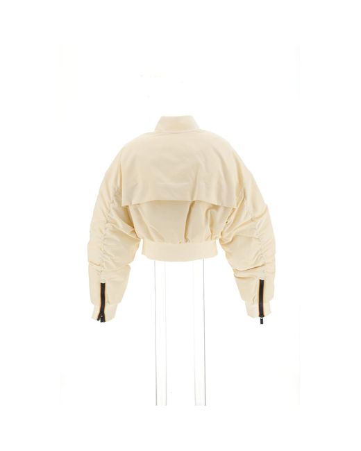 K-Way Natural Long Sleeved Zipped Padded Bomber Jacket for men