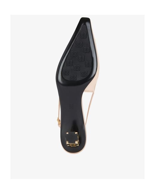 Givenchy Natural G Cube Slingback Pumps