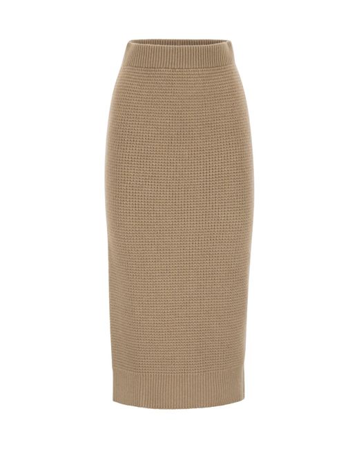 Peserico Natural Knitted Skirt